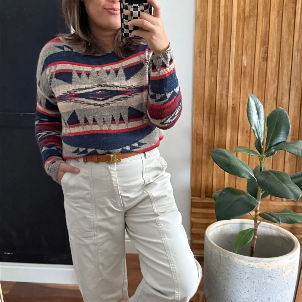 Polo Ralph Lauren Southwestern Pullover Sweater. Size S